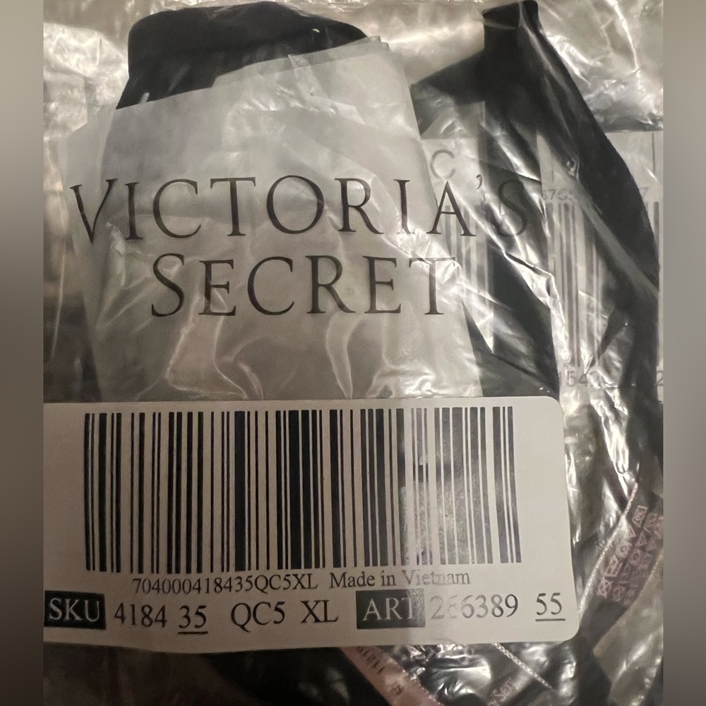 Victoria’s Secret 💐Teddy 💐Bra & panty💐 Long Sheer Feather Robe & 🎁 - Picture 14 of 16
